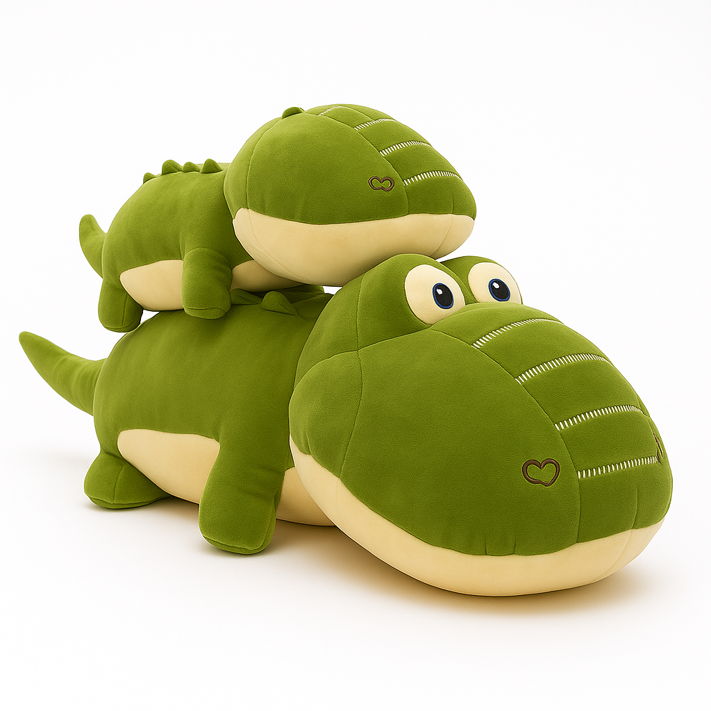 Plush Crocodile Pillow