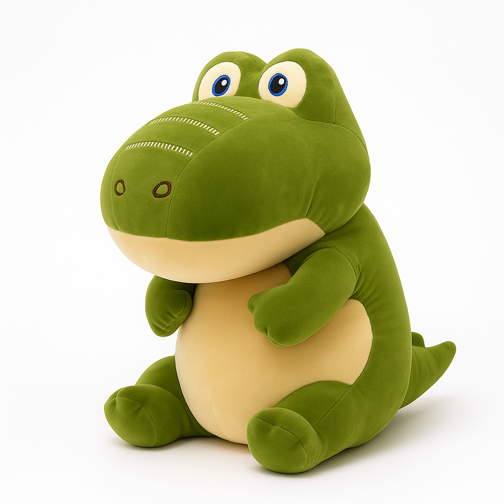 Plush Crocodile Pillow