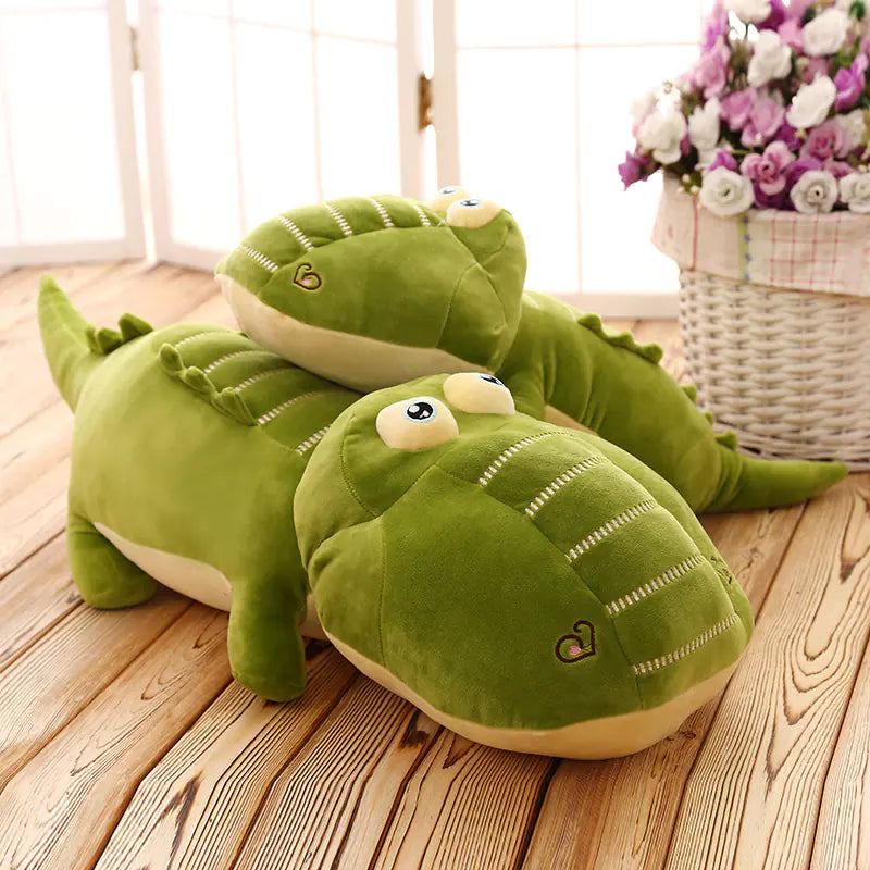 Plush Crocodile Pillow