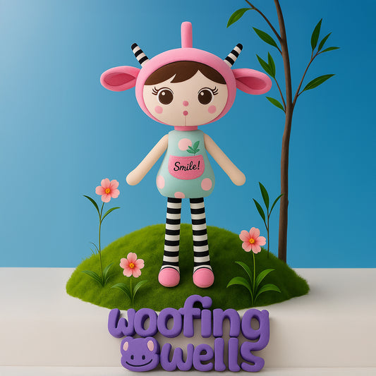 Plush Toy - Cute Girl Figurine Decor
