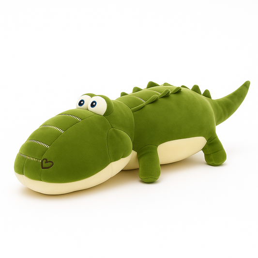Plush Crocodile Pillow