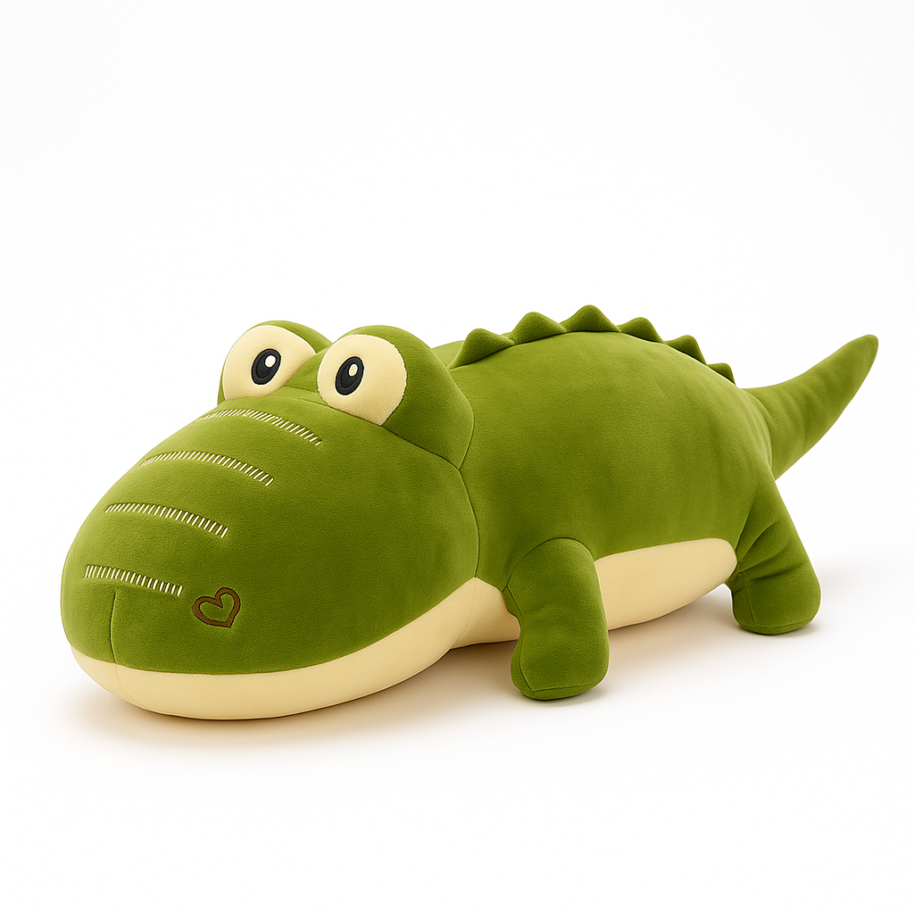 Plush Crocodile Pillow