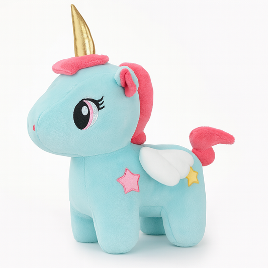 Unicorn Plush Toy for Girls - Soft Cuddle Pillow