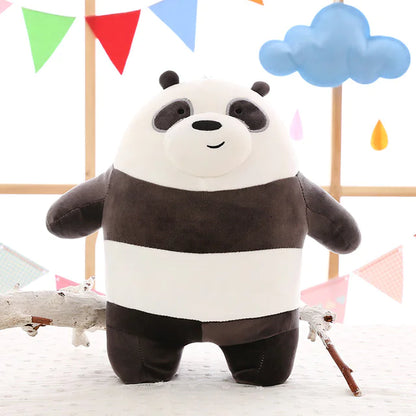 Naked Bear Plush Toy and Cuddle Pillow