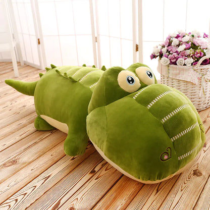Plush Crocodile Pillow